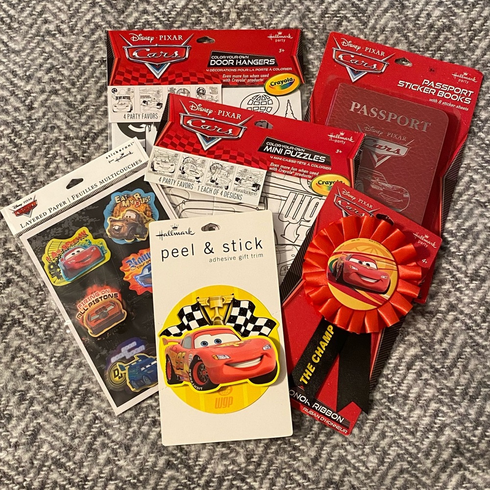 Pixar cars party pack